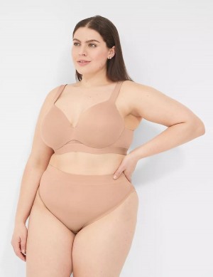 Lane Bryant Comfort Bliss French Cut Slips Dames Beige | AAE7898LX