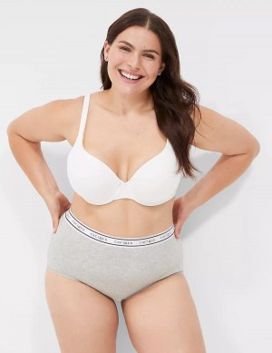 Lane Bryant Cotton Full With Wide Waistband Slips Dames Grijs | ABD1421BU