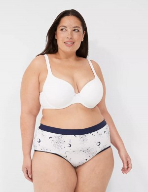 Lane Bryant Cotton Full With Wide Waistband Slips Dames Wit | CKB725HX