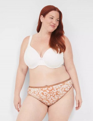 Lane Bryant Cotton String Panty Dames Beige | QHY49YQ