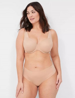 Lane Bryant Invisible Edge String Panty Dames Beige | XTK263KT