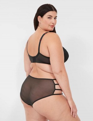 Lane Bryant Strappy Brief Slips Dames Zwart | KVC4098EK