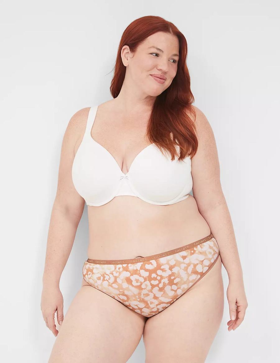 Lane Bryant Cotton String Panty Dames Beige | QHY49YQ