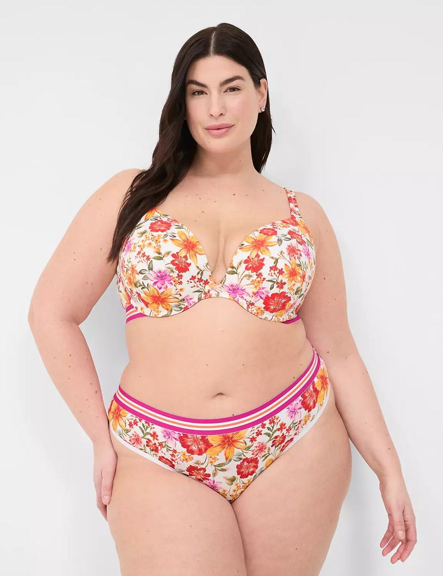 Lane Bryant Cotton With Wide Waistband String Panty Dames Oranje Gekleurd | OFB4436YJ