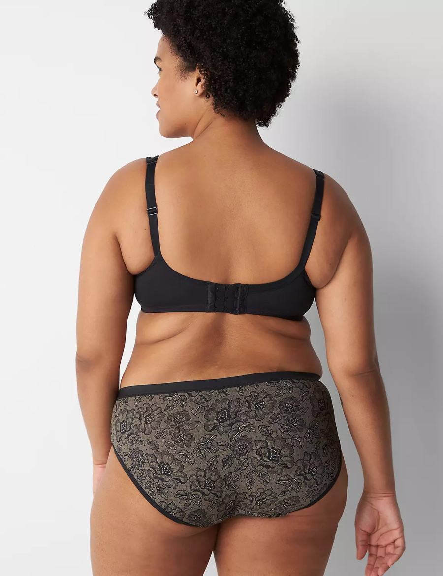 Lane Bryant No-Show Hipster Panty Dames Zwart | LJF2243AQ