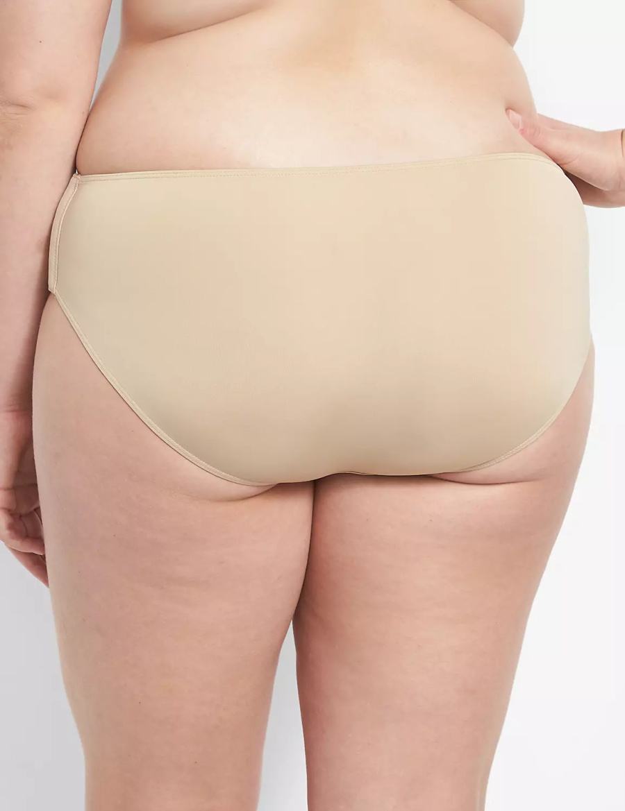 Lane Bryant Slick Chicks Adaptive Hipster Panty Dames Beige | KLQ3144GZ