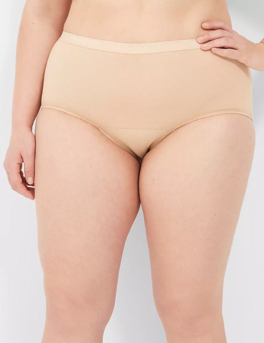 Lane Bryant Total Confidence Full Slips Dames Beige | IAG1685VN