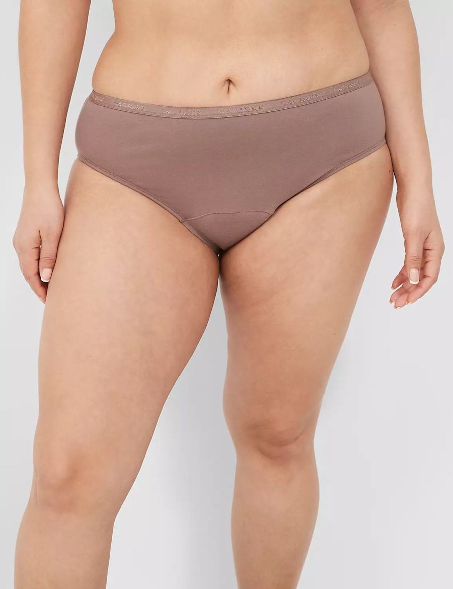 Lane Bryant Total Confidence Hipster Panty Dames Diepgrijs Bruin | VJJ5712PW