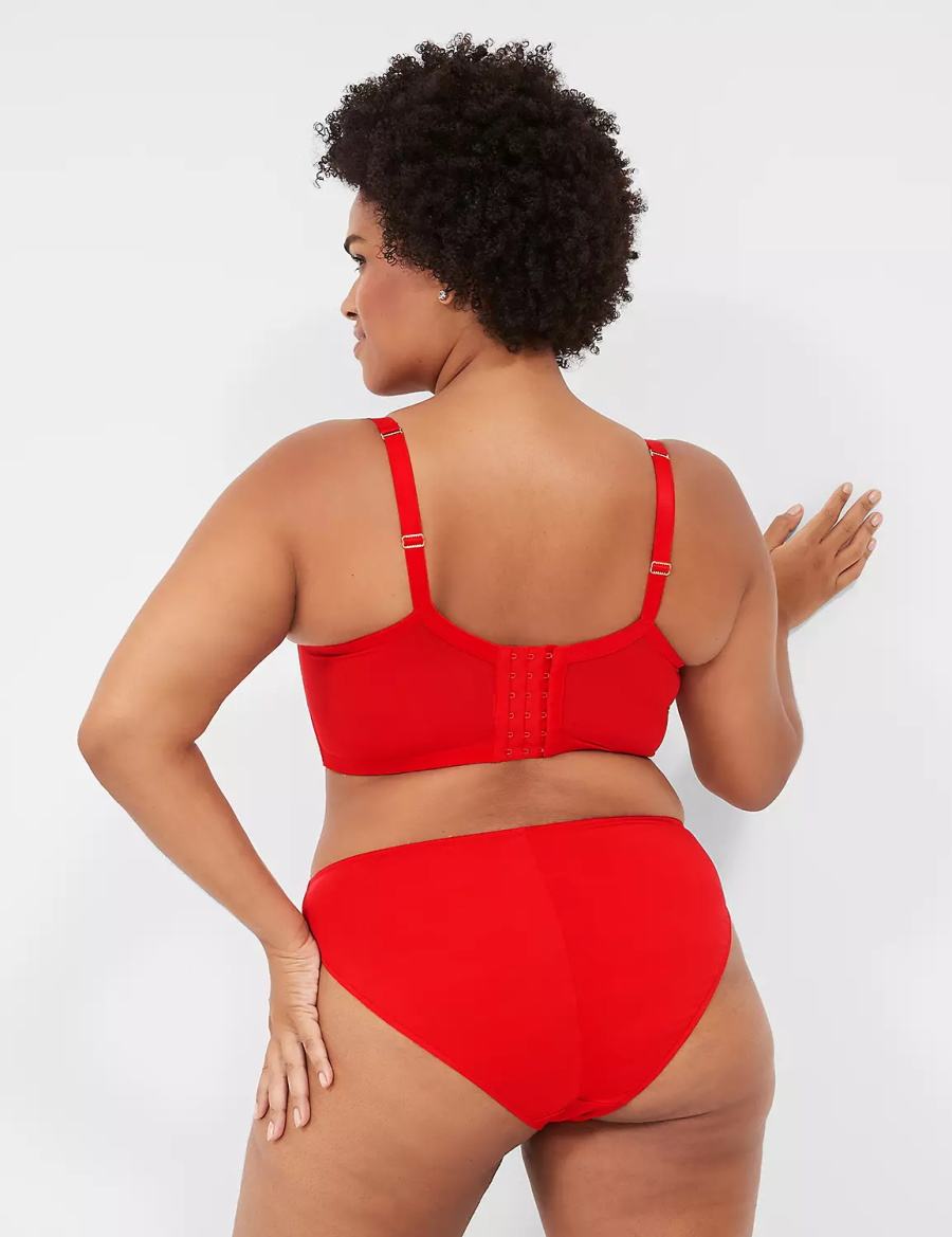 Lane Bryant Zip-Front French Slips Dames Rood | BXY7910TD